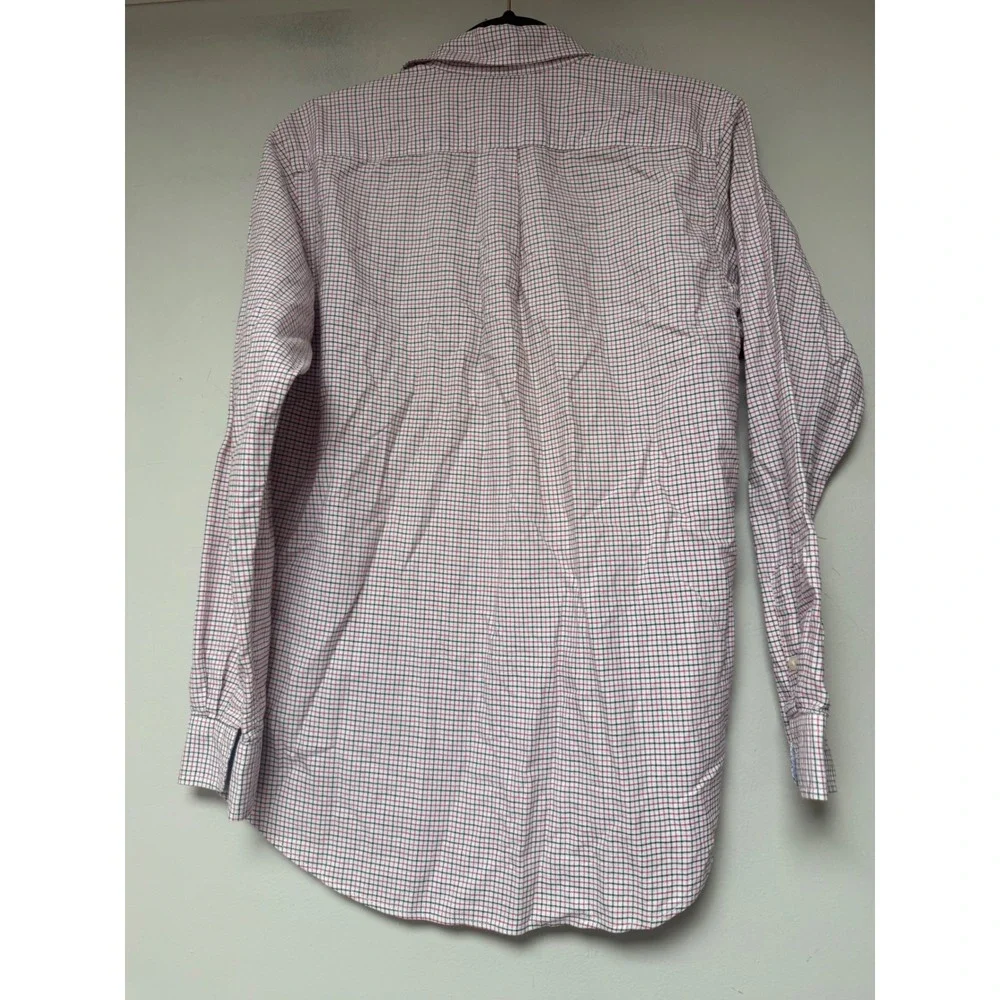 Ralph Lauren‎ Button Down Boys XL 18-20 Red White Plaid Excellent Long Sleeve